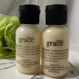 NEW! Philosophy Summer Grace Wash & Lotion
